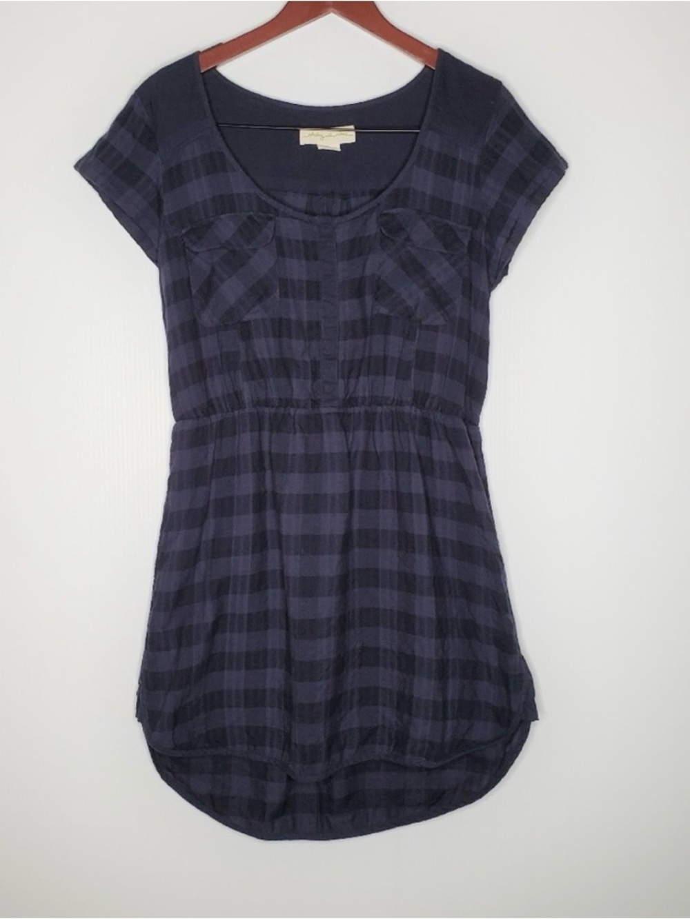 Staring at Stars blue shirt tail dress size size L